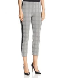 Glen Plaid Slim Capri Pants at Bloomingdales